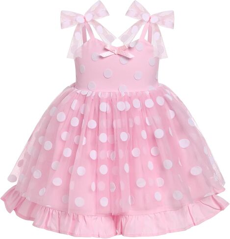 Toddler Kids Baby Girls Holiday Tulle Tutu Birthday Party Dress Sleeveless Spaghetti Straps Dresses in Saudi Arabia