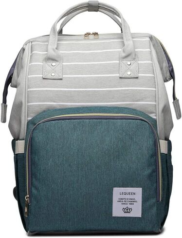 Armbq Diaper Bag Backpack Waterproof Multi-Function Diaper Bag for Baby Care Travel Essentials Baby Bag for Mom Large Capacity Yellow in Saudi Arabia