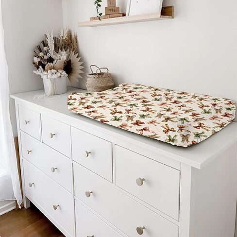 Watercolor Fall Bows Baby Changing Pad Covers Vintage Fall Pumpkin Bows Diaper Changing Table Sheets for Boy Girl Thanksgiving Autumn Soft Breathable Stretch Fitted Changing Table Mats 32''x16'' in Saudi Arabia