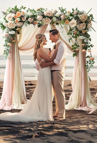 Gold Square Wedding Arch 6.6FTx6.6FT Backdrop Stand Metal Balloon Arch Stand Garden Arbor Frame for Wedding Birthday Party Baby Shower Photo Booth Background Decoration in Kuwait