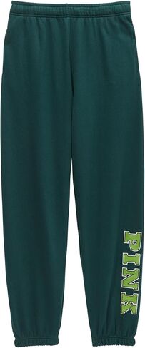 Victoria's Secret Ivy Fleece Campus Sweatpants Pure Black in Saudi Arabia