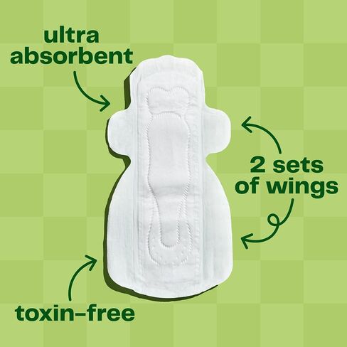 Viv for Your V Bamboo Day & Overnight Pad Bundle | Menstrual Day Pads (6-Pack) and Night Pads with Wings (6-Pack) for Period & Leak Protection | Soft & Super Absorbent in Saudi Arabia