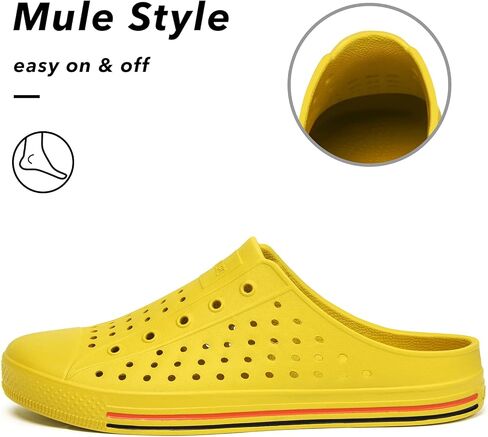 SAGUARO Women's Men's Garden Clogs Shoes Casual Slippers Unisex Quick Drying Sandals Summer Anti-Skid Beach Shoes in Kuwait