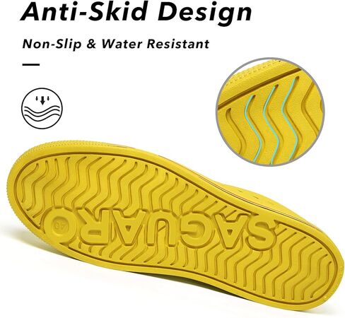 SAGUARO Women's Men's Garden Clogs Shoes Casual Slippers Unisex Quick Drying Sandals Summer Anti-Skid Beach Shoes in Kuwait