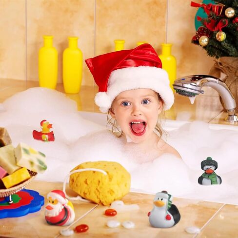 Christmas Ducks Advent Calendar 2024, 24 Rubber Ducks for Boys Girls Kids and Toddlers, Christmas Countdown Party Favor Gifts in Saudi Arabia