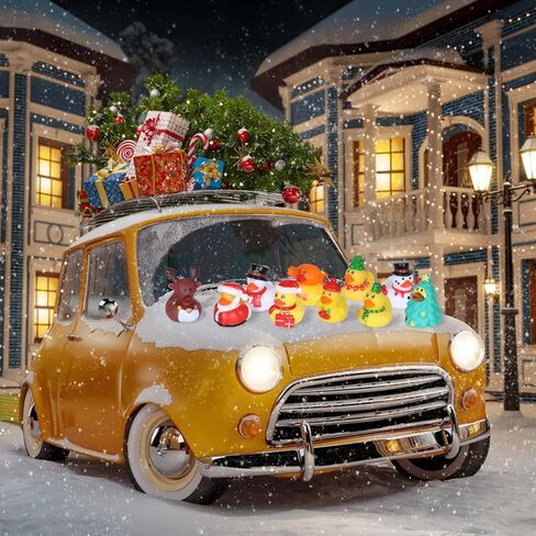 Christmas Ducks Advent Calendar 2024, 24 Rubber Ducks for Boys Girls Kids and Toddlers, Christmas Countdown Party Favor Gifts in Saudi Arabia