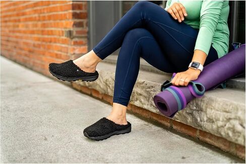 Topo Athletic Women's Revive Lightweight Comfortable 3MM Drop Recycled Fleece Natural Recovery Shoes, Everyday Wear Slippers in Kuwait