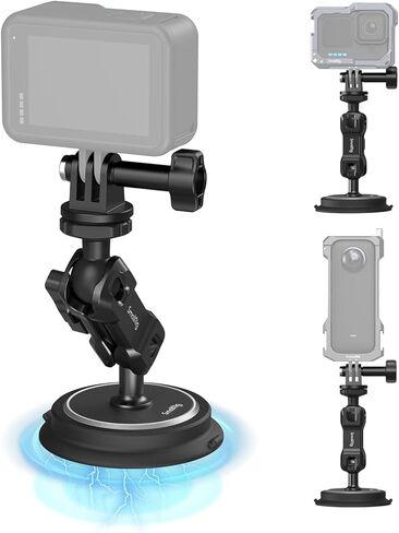 SMALLRIG Triple Magnetic Camera Mount for Gopro, Car Camera Mount Outside for Action Cameras, with Anti Deflection Pin Ball Head 4468 in Saudi Arabia