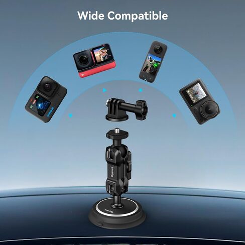 SMALLRIG Triple Magnetic Camera Mount for Gopro, Car Camera Mount Outside for Action Cameras, with Anti Deflection Pin Ball Head 4468 in Saudi Arabia