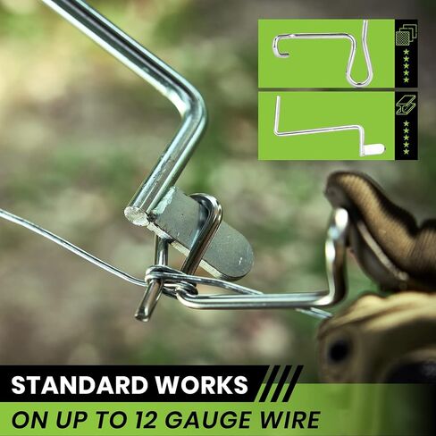 Saker Fence Wire Tensioning Tool for Turnbuckles Barb Wire Tensioner with 304 Stainless Steel for Fast Tighting Metal Fence Post and Garden Fence Wire(20 PCS+Tighteners Handle) in Saudi Arabia
