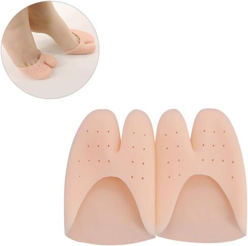 5 Pairs Ballet Dance Shoe Toe Pouches Pads Silicone Soft Toe Protector for Ballet Point Shoes Toe in Saudi Arabia
