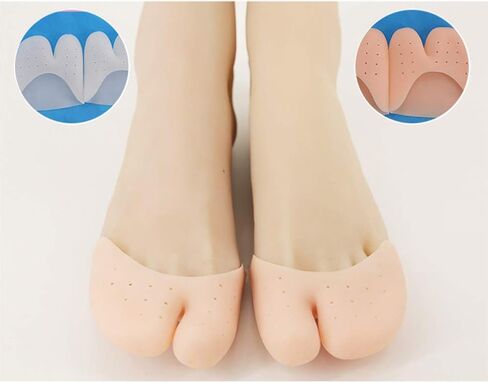 5 Pairs Ballet Dance Shoe Toe Pouches Pads Silicone Soft Toe Protector for Ballet Point Shoes Toe in Saudi Arabia