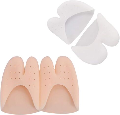 5 Pairs Ballet Dance Shoe Toe Pouches Pads Silicone Soft Toe Protector for Ballet Point Shoes Toe in Saudi Arabia