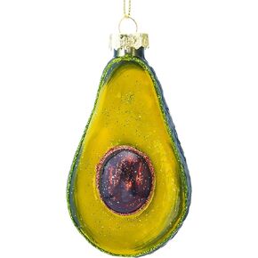 Joiedomi Christmas Pickle Glass Ornament, Xmas Glass Blown Food Ornament Presents for Christmas Tree Decoration, Food Ornament for Xmas Gift Holiday Party Favor Party Supplies Indoor Decoration