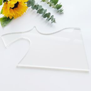 Funky Cleaver Serving Board Template, Cutting Board Template, Charcuterie Board Template, Woodworking Router Template 12'' x 5.93"