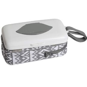 Baby Wipes Dispenser with Diaper Pouch 2 in 1 Portable Travel Clutch with Strap for Carrying Diapers and Wipes On The Go