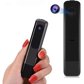 Mini Body Camera with Audio and Video Recording for Civilian Pocket Camera Portable Video Recorder Security Camera Wearable Police Cam Law Enforcement, no WiFi and App Needed