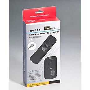 Pixel Oppilas 2.4GHz Digital Wireless Remote Shutter Release E3 for Canon, Fujifilm GFX50R, Samsung, Contax, Sigma and Hassleblad Cameras, Replaces Can RS-60E3
