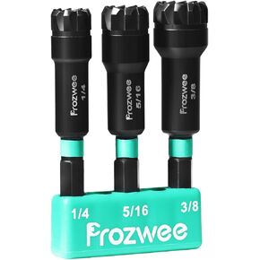 1/4"& 5/16"& 3/8" Hex Nut Driver with Saw-Tooth,1/4" Hex Quick Change Shank,Patented Design Sawtooth for Remove Sealant and Stubborn Oil Dirt On the Surface Of The Nut, etc.