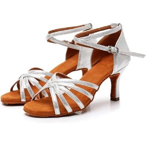 MSMAX Women Latin Dance Shoes High Heel Jazz Ballroom Dancing Shoe