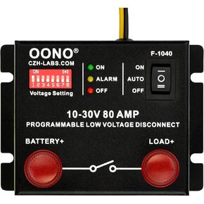 وحدة LVD لفصل الجهد المنخفض 10-30 فولت 80 أمبير، لبطارية 12 فولت 18 فولت 24 فولت in Kuwait