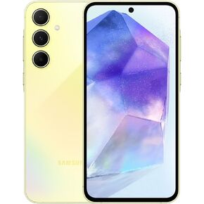 SAMSUNG Galaxy A55 5G + 4G LTE (128GB + 8GB) (Tmobile Mint Tello & Global) Unlocked Latin America Warranty SM-A556E/DS 6.6" 120Hz 50MP Triple + (25W Wall USB Charger) (Awesome Iceblue 1 Year Latin)