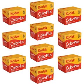Kodak colorplus 200 asa 36 exposure, (10 Rolls) Pack of 1