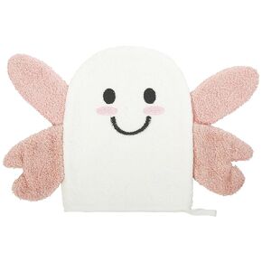 C.R. Gibson BMIT-24246 Cute Butterfly 100% Cotton Gender Neutral Baby Wash Cloth Bath Mitt, 6.625" W x 7.5" L, Multicolor