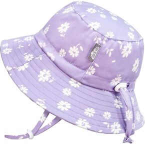 JAN & JUL Girls' Grow-with-Me Cotton Bucket Sun-Hats for Baby and Kids