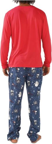 طقم تي شيرت وبنطلون جيرسي PJ للسيدات من NITE NITE MUNKI MUNKI، مقاس Snoopy Snow Days، مقاس صغير in Kuwait