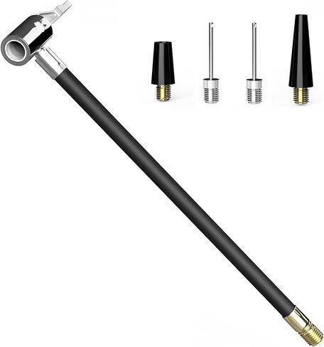 Au Accessory 360-Degree Swivel Tire Inflator Hose Adapter with Lock-On Air Hose - Universal Fit for All Tire Pumps in Saudi Arabia