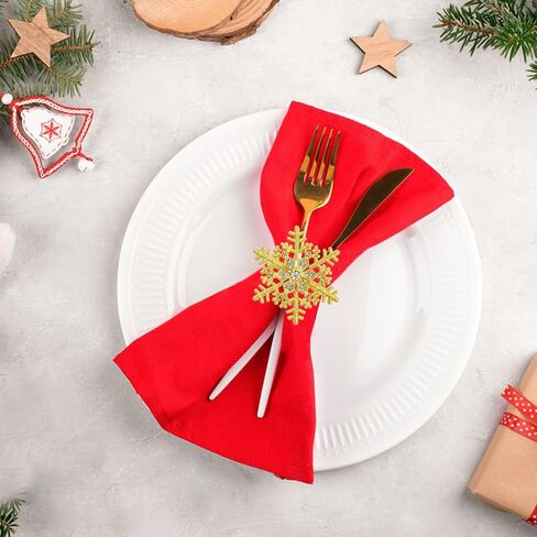 حلقات منديل عيد الميلاد، مجموعة من 12 حامل حلقة منديل عيد الميلاد حلقات معدنية مع إكليل شجرة عيد الميلاد جرس الرنة لعيد الميلاد ورأس السنة الجديدة وحفلات العشاء وديكور طاولة الطعام in Kuwait