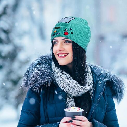 Knitted Hats, Cute Slouchy Beanie Hat, Cartoon Winter Soft Headwear Funny Hat for Kids in Saudi Arabia