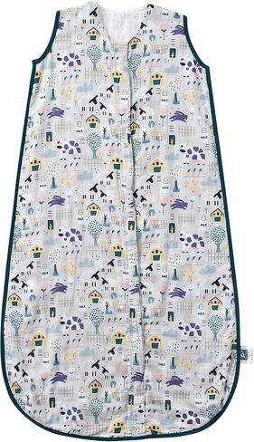 TADO MUSLIN Toddler Sleep Sack 2-4T, 0.5 TOG Lightweight Wearable Blanket for Baby, 100% Organic Cotton Muslin 4 Layers, Sleeveless Sleeping Bag, 2-Way YKK Zipper, OEKO-TEX Certified, Blue Star Moon in Saudi Arabia