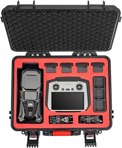 حافظة صلبة مقاومة للماء/حقيبة حمل لطائرة DJI Mavic 3 Pro Drone، حقيبة تخزين جهاز إرسال DJI RC/RC Pro، ملحقات Mavic 3 Pro (متوافقة مع جهاز إرسال DJI RC/RC Pro) in Kuwait