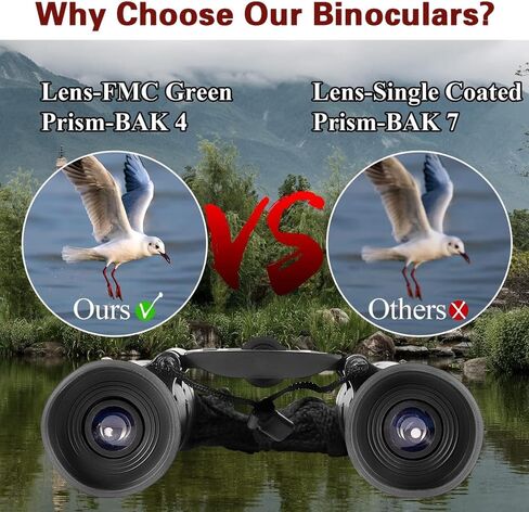 مناظير مدمجة عالية القوة 200 × 25 مع رؤية واضحة في الإضاءة المنخفضة، منظار كبير مقاوم للماء للبالغين والأطفال، مناظير عالية القوة سهلة التركيز لمشاهدة الطيور، في الهواء الطلق، الصيد، السفر in Kuwait