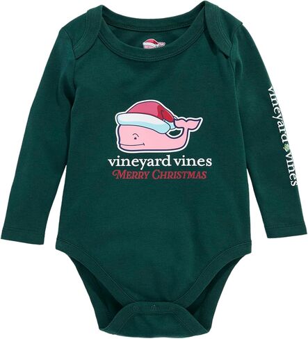 vineyard vines Unisex Baby Baby Santa Whale Body Suit in Saudi Arabia