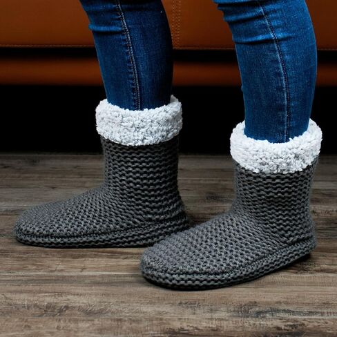 Women's Slipper Socks, Warm Fuzzy House Boots, Winter Fluffy Indoor Shoes, Cozy Christmas Gifts Unique in Kuwait