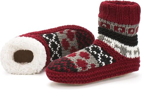 Women's Slipper Socks, Warm Fuzzy House Boots, Winter Fluffy Indoor Shoes, Cozy Christmas Gifts Unique in Kuwait