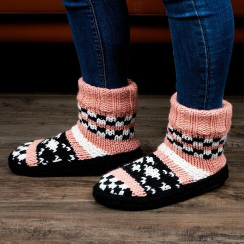 Women's Slipper Socks, Warm Fuzzy House Boots, Winter Fluffy Indoor Shoes, Cozy Christmas Gifts Unique in Kuwait