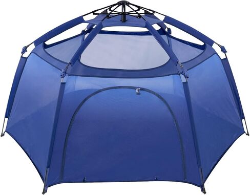 Alvantor Baby Playpen Play Yard Large Pop Up Playpen Foldable Play Tent Indoor & Outdoor Kids Tent Lightweight Safe Space Canopy for Infants Toddlers Pets 84"x84"x44"Navy in Saudi Arabia
