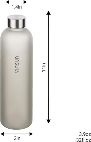 VINSUN Water Bottle 50oz Blue, Tritan, BPA Free, Leak Proof, Reusable, Carbonated, Lightweight Water Flask for Sports, Workout, Outdoor, School, Running, Travel, Work in Saudi Arabia