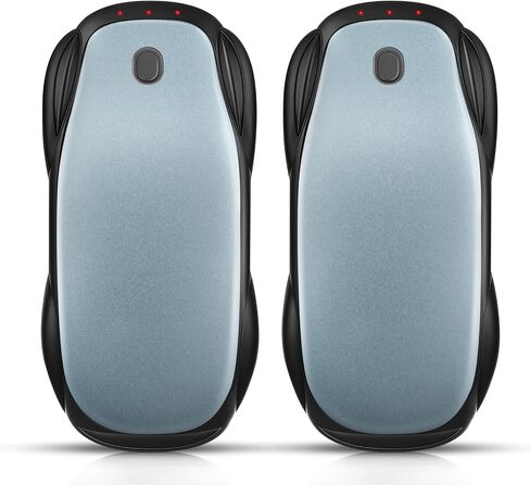 Hand Warmers Rechargeable 2 Pack, 6000mAH Hand Warmers, AI Smart Long Heating Electric Hand Warm, Portable Pocket Hand Heater, Fits for Outside, Camping, Hunting, Fishing, (Black) in Saudi Arabia