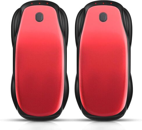 Hand Warmers Rechargeable 2 Pack, 6000mAH Hand Warmers, AI Smart Long Heating Electric Hand Warm, Portable Pocket Hand Heater, Fits for Outside, Camping, Hunting, Fishing, (Black) in Saudi Arabia