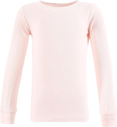 Hudson Baby Unisex Baby Thermal Long Underwear Set, Soft Pink in Kuwait