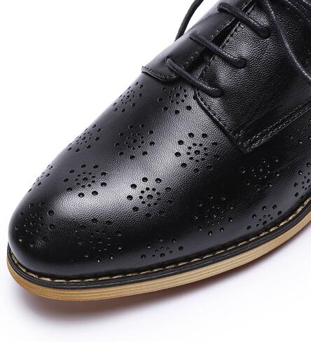 Mona flying Women's Printed Oxfords Brogue Derby Ladies Lace up Leather Shoes in Saudi Arabia