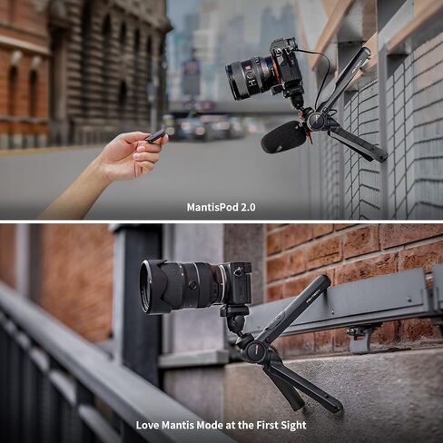 PGYTECH MantisPod 2.0 حامل ثلاثي القوائم صغير للكاميرا للسفر | حامل جيب DSLR مرن صغير الحجم مزود بـ 6 أوضاع للسفر، وحامل تثبيت لصور السيلفي على سطح المكتب ومدونات الفيديو in Kuwait