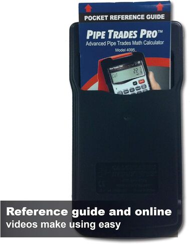الصناعات المحسوبة 4095 Pipe Trades Pro أداة حاسبة رياضية متقدمة لتخطيط الأنابيب وتصميمها لمجهزي الأنابيب وأجهزة تركيب البخار وأجهزة الرشاش واللحام | بيانات الأنابيب المدمجة لـ 7 مواد، أبيض in Kuwait