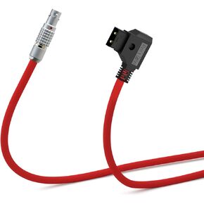 Alvin's Cables D-Tap to 2 Pin Male Power Cable for Teradek SmallHD Z-CAM Blackmagic Pyxis, 45cm|18inches, Ultra Soft & Flexible