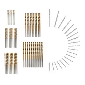 70 Pcs HSS Mini Twist Drill Bit Set,Metric Drill Bit Set,0.3mm - 3mm(#61 to #80) Small Drill Bits,Micro Drill Bit Set for Pin Vise Rotary Tool,Wire Gauge Micro Drill Bits for Soft Metal Plastic
